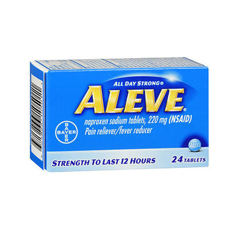 Aleve, Aleve All Day Strong Pain Reliever Fever Reducer Tablets, 220 mg, 24 tabs Aleve